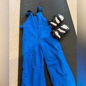 Colombia kids snow pants with Bib - insulated